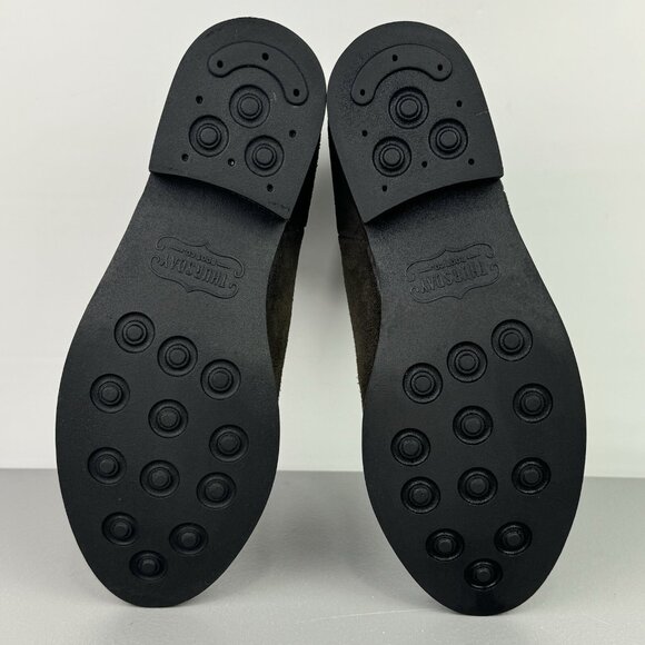 Thursday Boot Co Duchess Chelsea Suede Ankle Pull On Boots Womens 7 Dark Olive - Picture 9 of 11